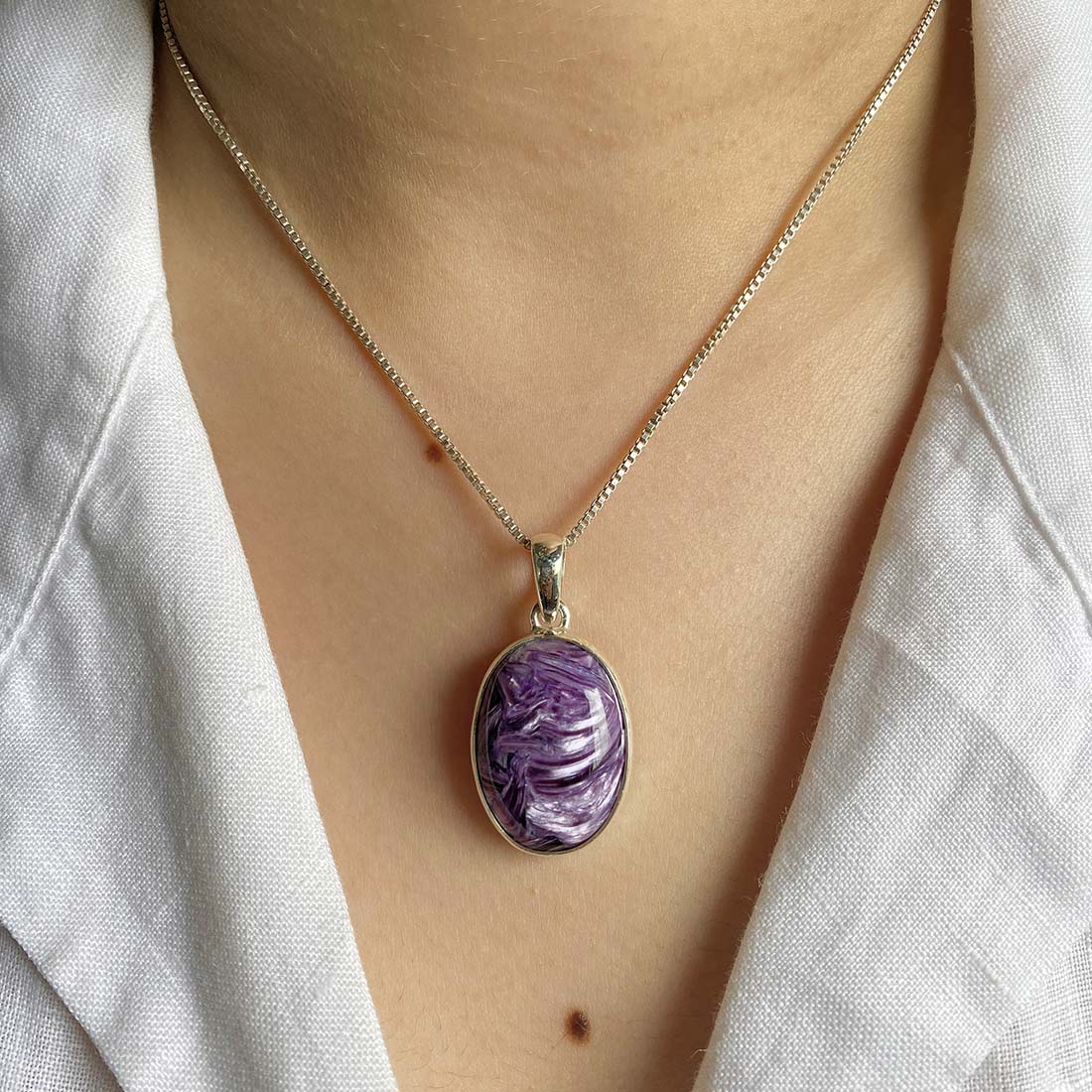 Charoite Pendant-(CHR-P-41.)